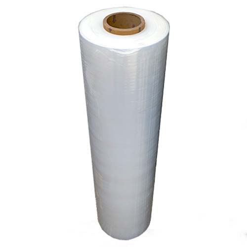 36" x 5000 x 50 Ga Clear Laundry Wrap Films - Non-PVC - 1 Roll/Case