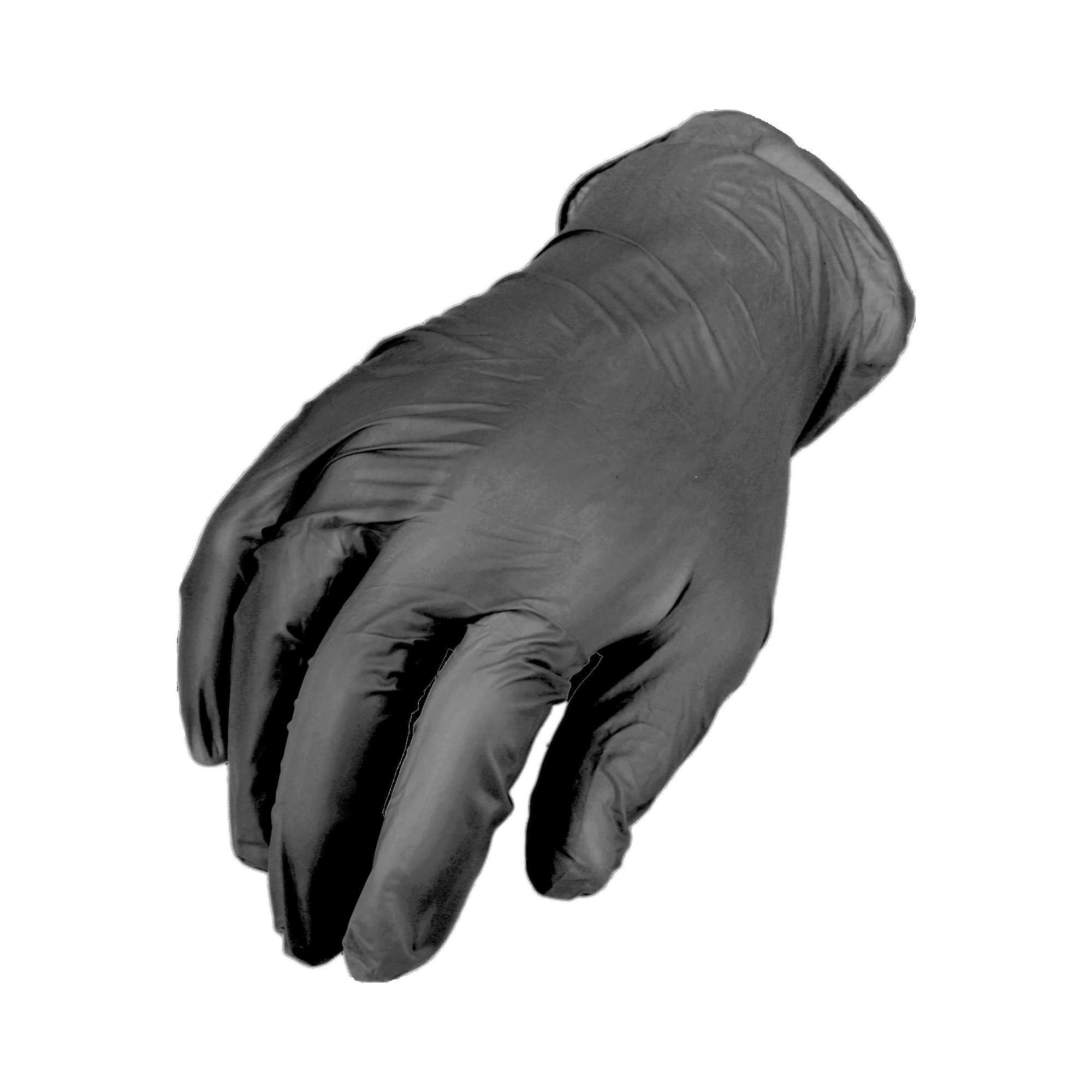 5 Mil Black Synthetic Vinyl Exam Gloves - Medium - 48000 Gloves/Half Pallet