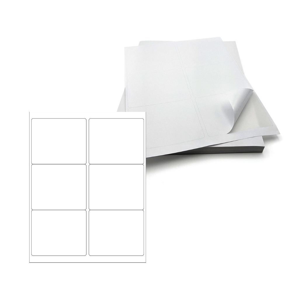 4" x 3.3" Laser Sheet Labels - 40000 Sheets/Half Pallet