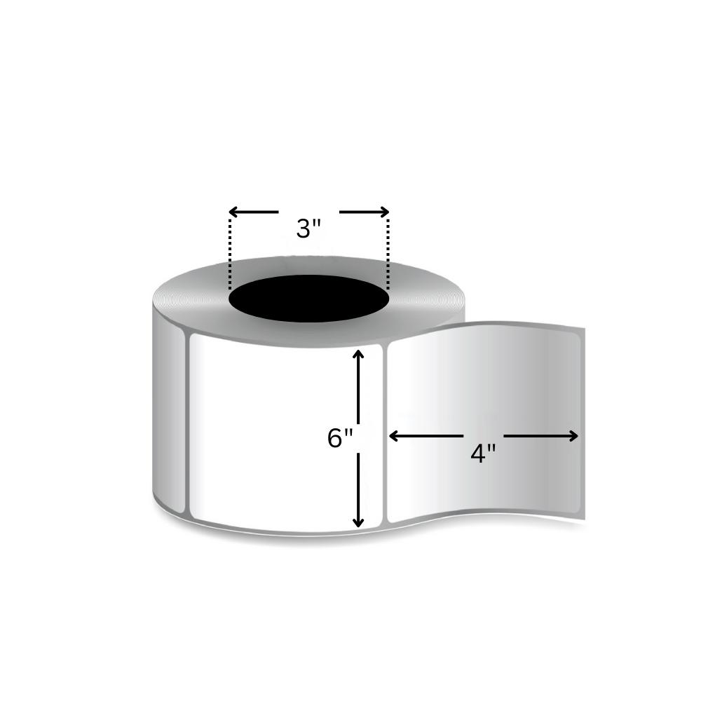 4" x 6" Thermal Transfer Labels - 3" Core - 300 Rolls/Full Pallet