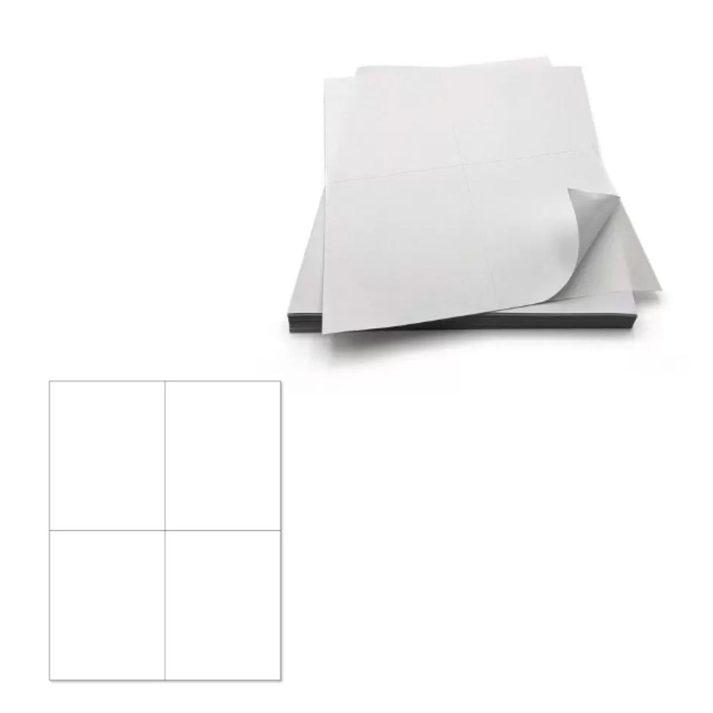 4.25" x 5.5" Laser Sheet Labels - 40000 Sheets/Half Pallet