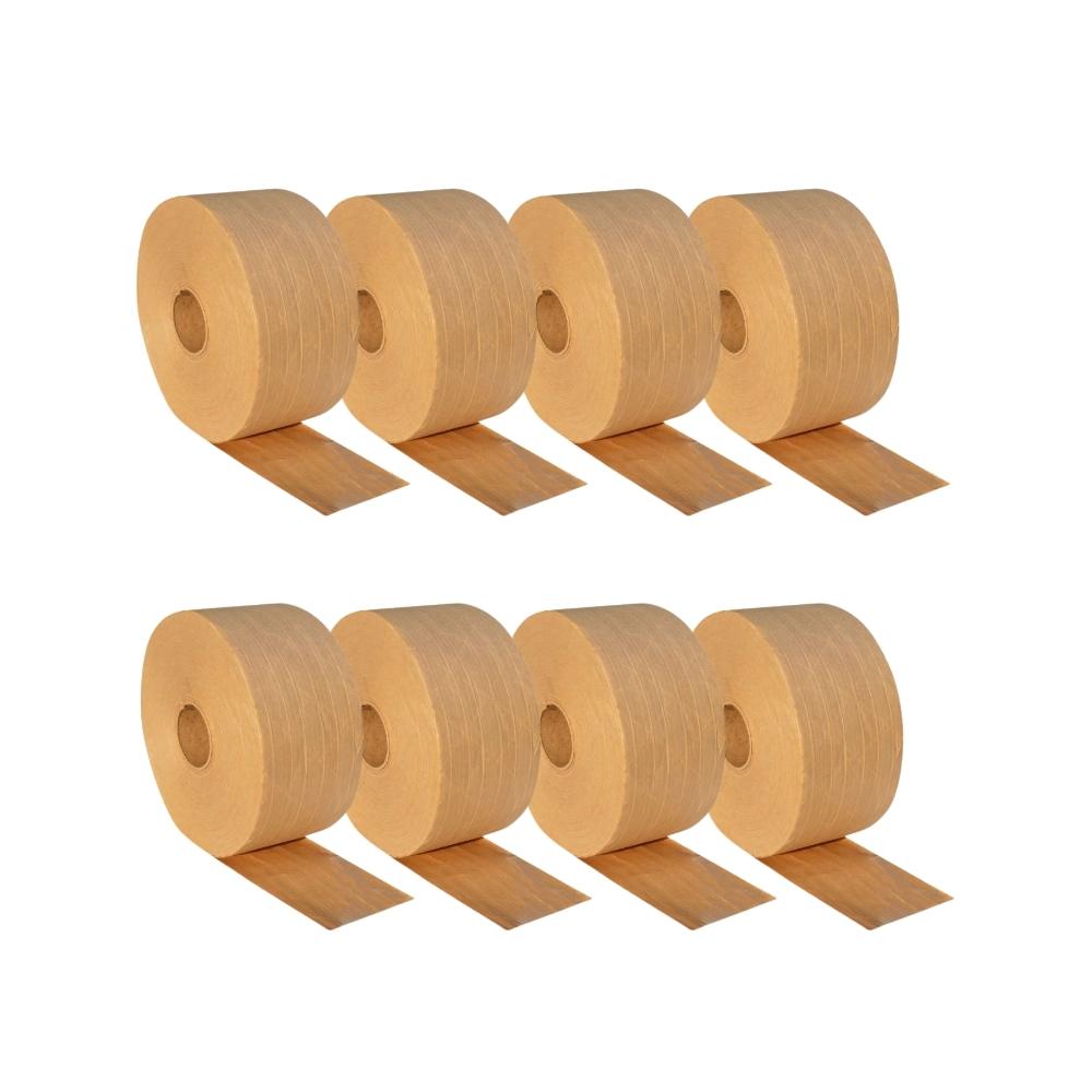 70mm x 375 Water Activated Gummed Tape - Economy - 424 Rolls/Half Pallet