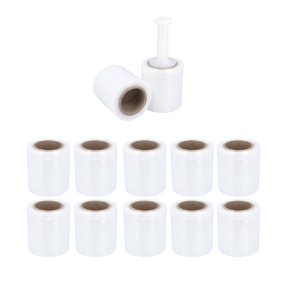 6" x 1000 x 80 Ga Mini Stretch Wrap - Banding - 12 Rolls/Case