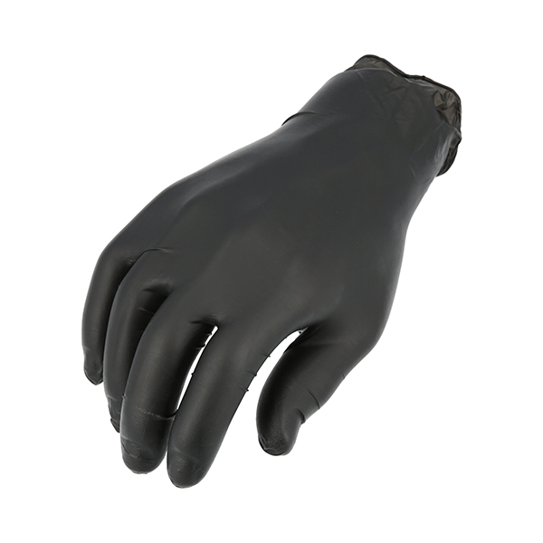 4 Mil Powder-Free Black Nitrile Gloves - Small - 36000 Gloves/Half Pallet