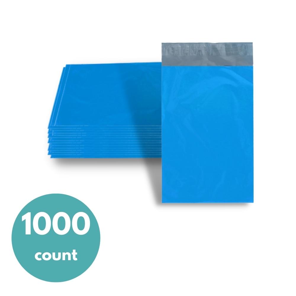 10" x 13" Blue Poly Mailer - 2 Mil - 1000 Mailers/Case