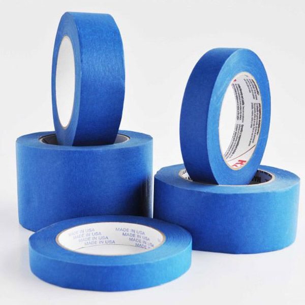 Blue Masking Tape - 1 Inch x 60 Yards, 5.7 Mil - Painters Tape [48 Rolls]