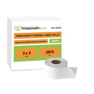 Direct Thermal Labels - 3 x 2 Inch - 3