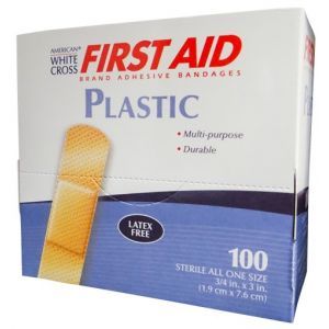 First Aid Plastic Bandages