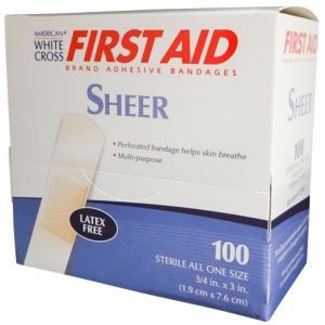 First Aid Sheer Bandages