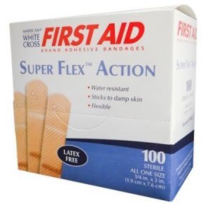 First Aid Super Flex Action Strip Bandages