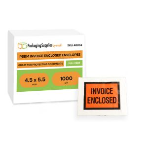 Invoice Enclosed Envelopes - 4.5 x 5.5 Inch - Full Face - 1000/Case