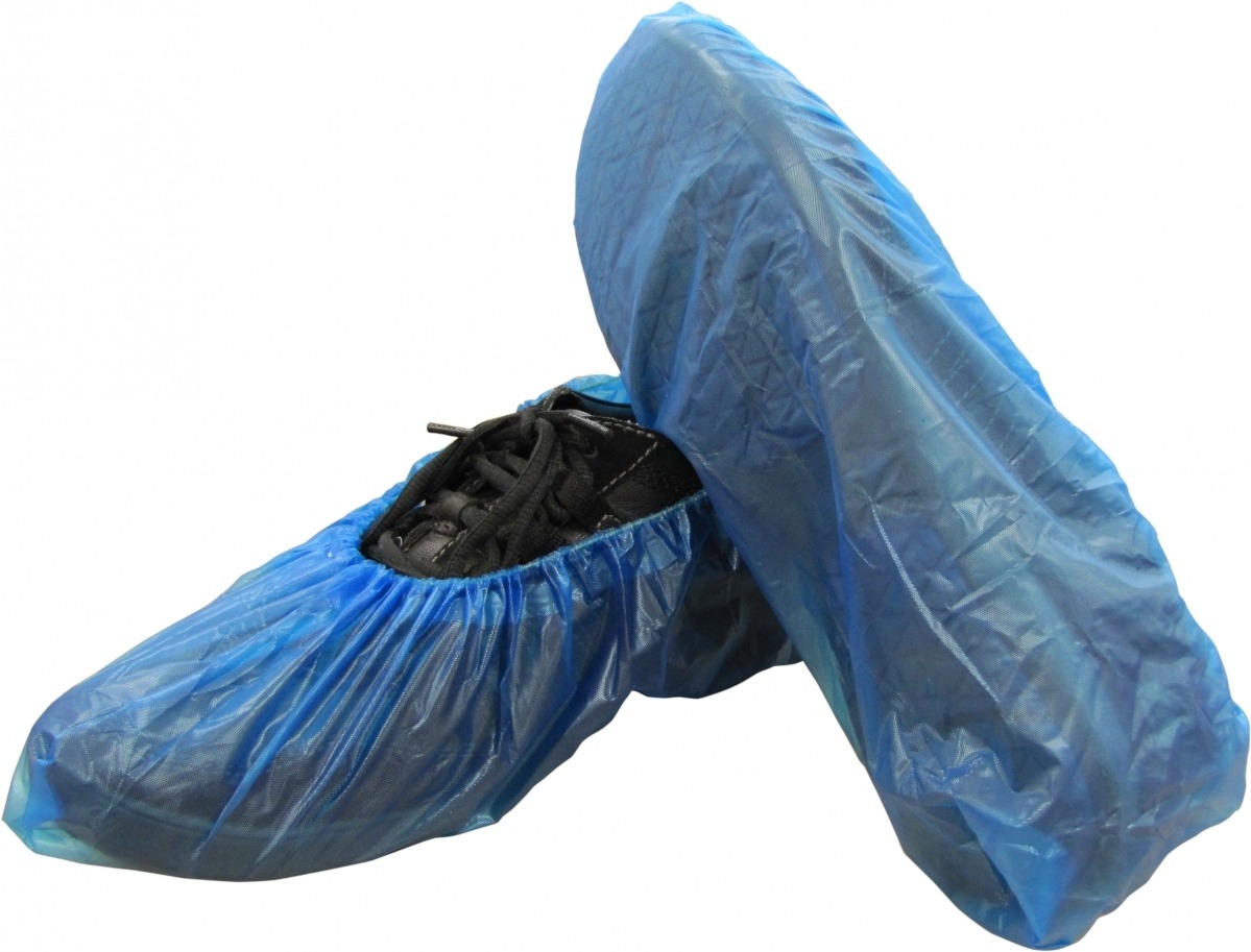 Disposable Shoe Covers - XL - 5.5g Cast Polyethylene - Blue - 300 Pieces