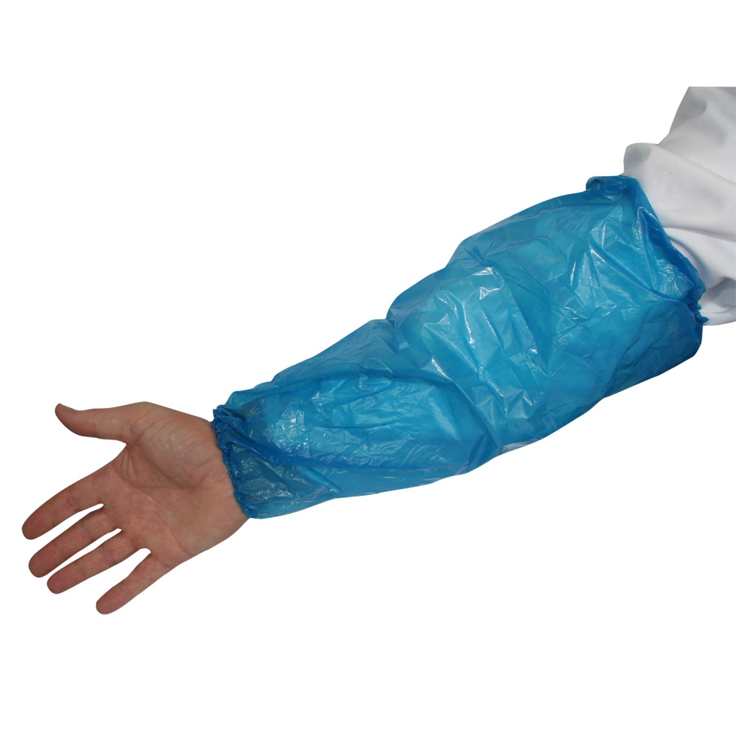 Disposable Oversleeves - Polyethylene - 2 Mil Blue - 1000 Pieces