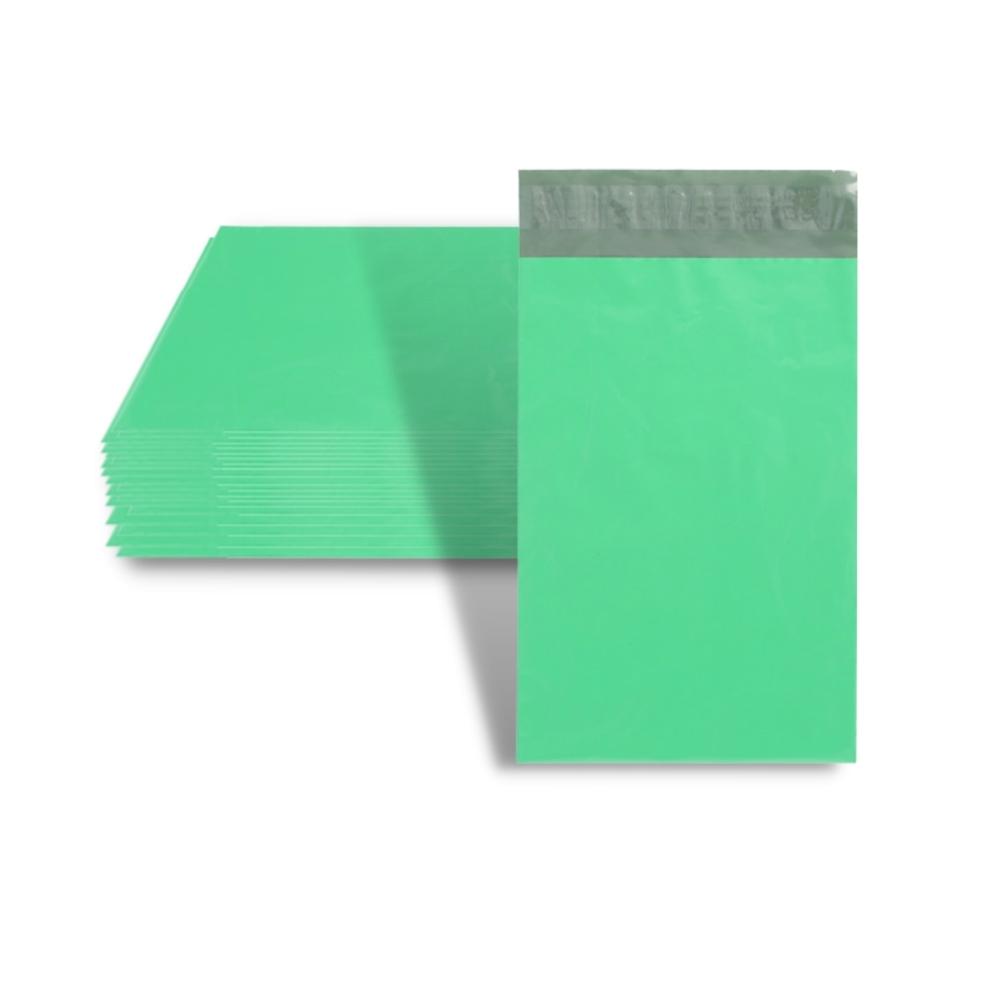 10" x 13" Green Poly Mailer - 2 Mil - 40000 Mailers/Half Pallet