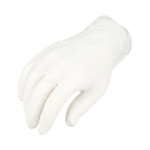 4 Mil Powdered Industrial Latex Gloves - Large - 1000 Gloves/Case