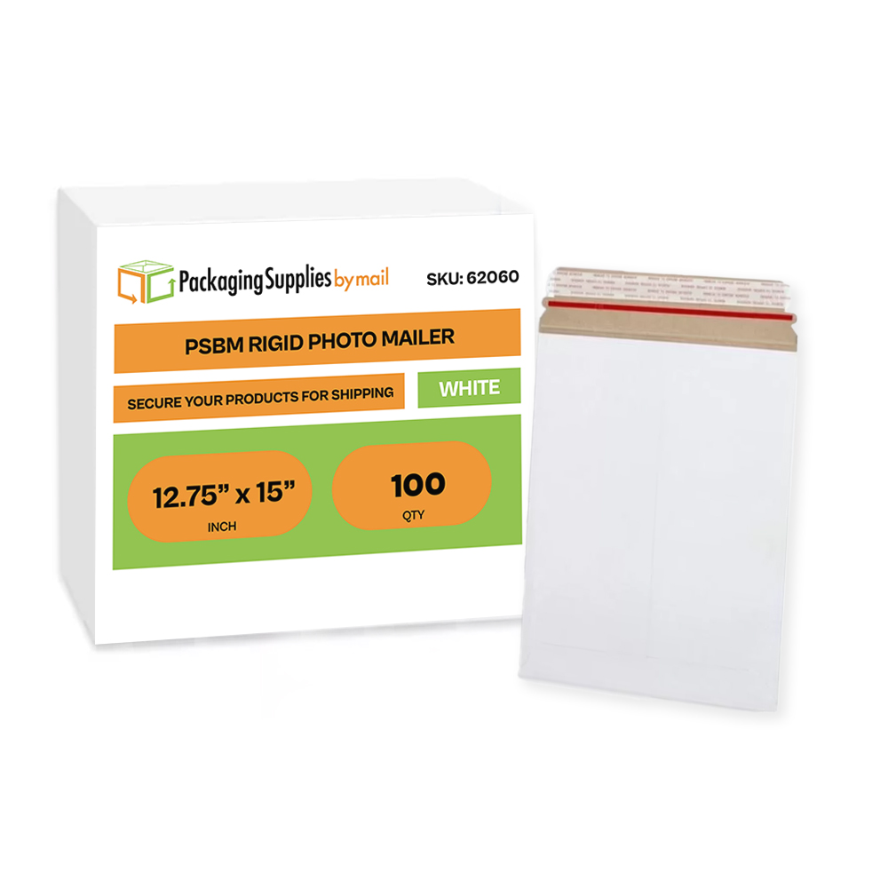 White Rigid Photo Mailers - 12.75