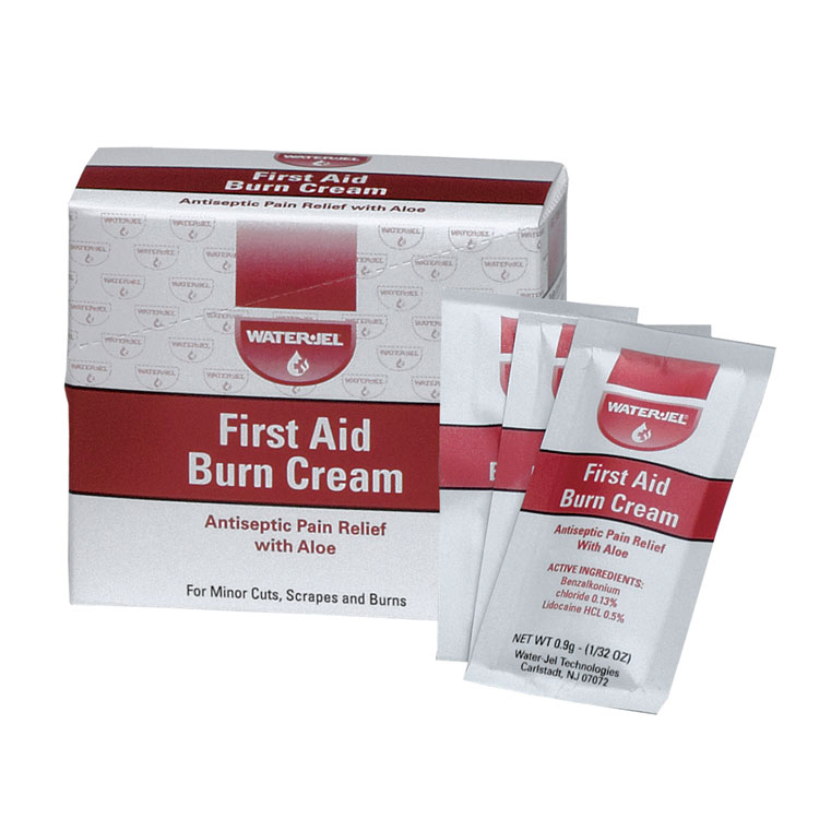 Water-Jel® First Aid Burn Cream: 0.9 gram 25/Box