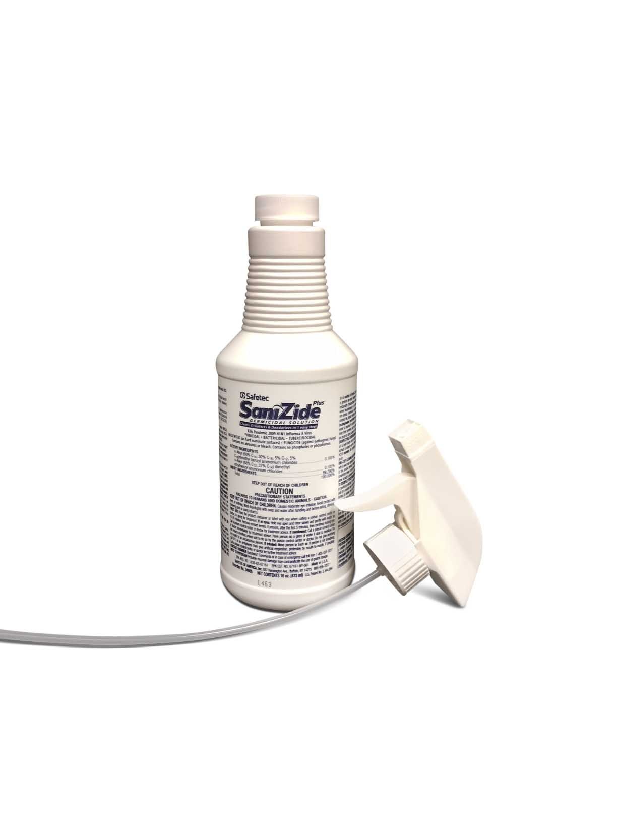 16 oz SaniZide Plus Germicidal Solution - Trigger Spray