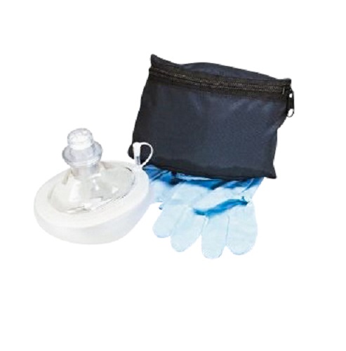 CPR Micromask Kit with Disposable Valve & Gloves