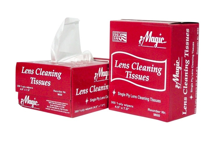 Magic Safety Lens Cleaning Tissues - 300/Box