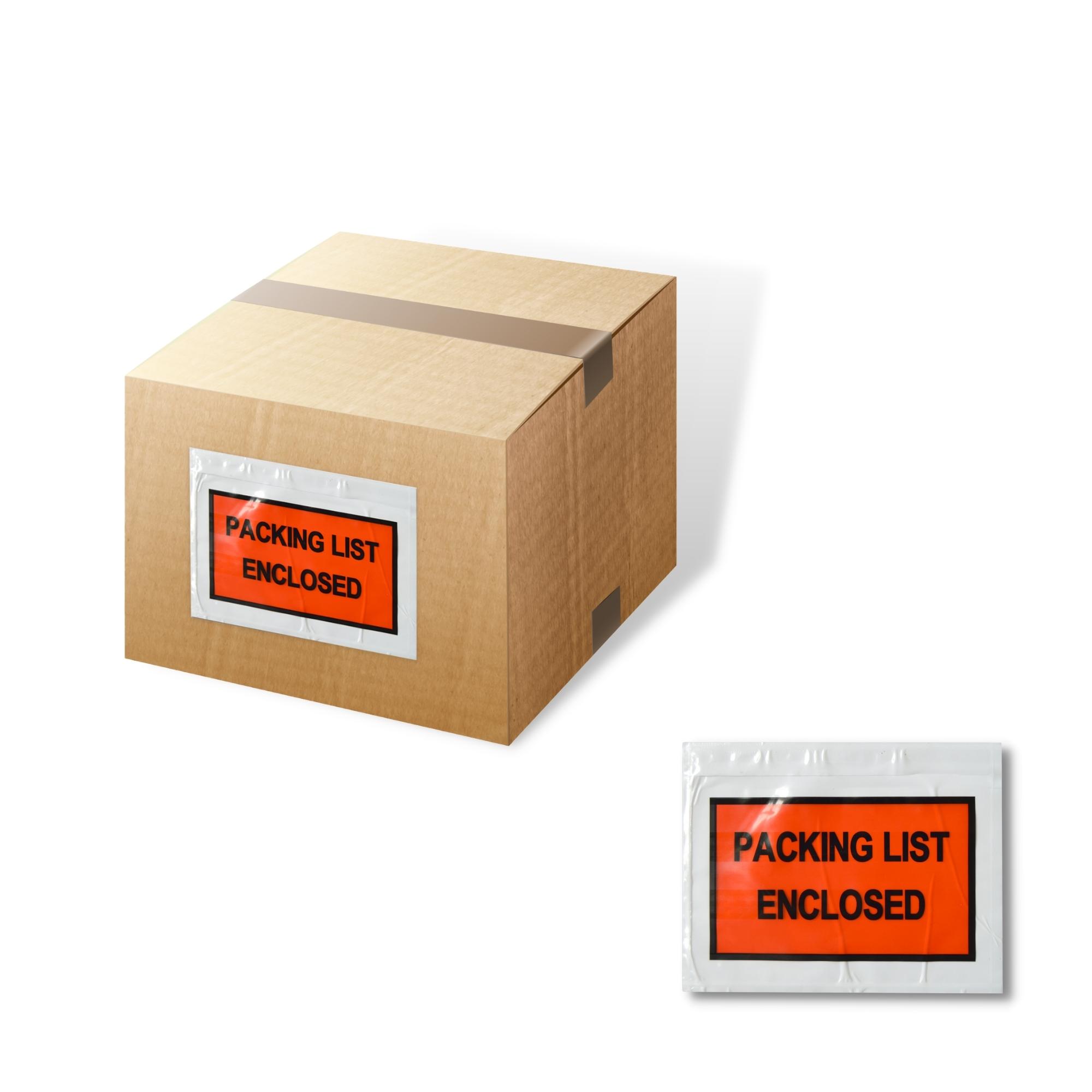 4.5" x 5.5" Packing List Envelopes - Full Face - 128000/Half Pallet