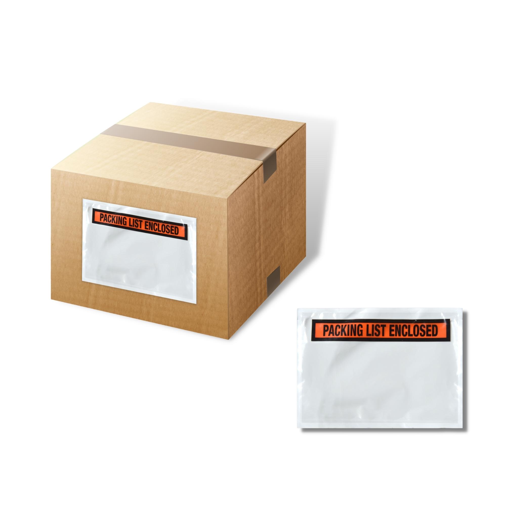 4.5" x 5.5" Packing List Envelopes - Panel Face - 128000/Half Pallet