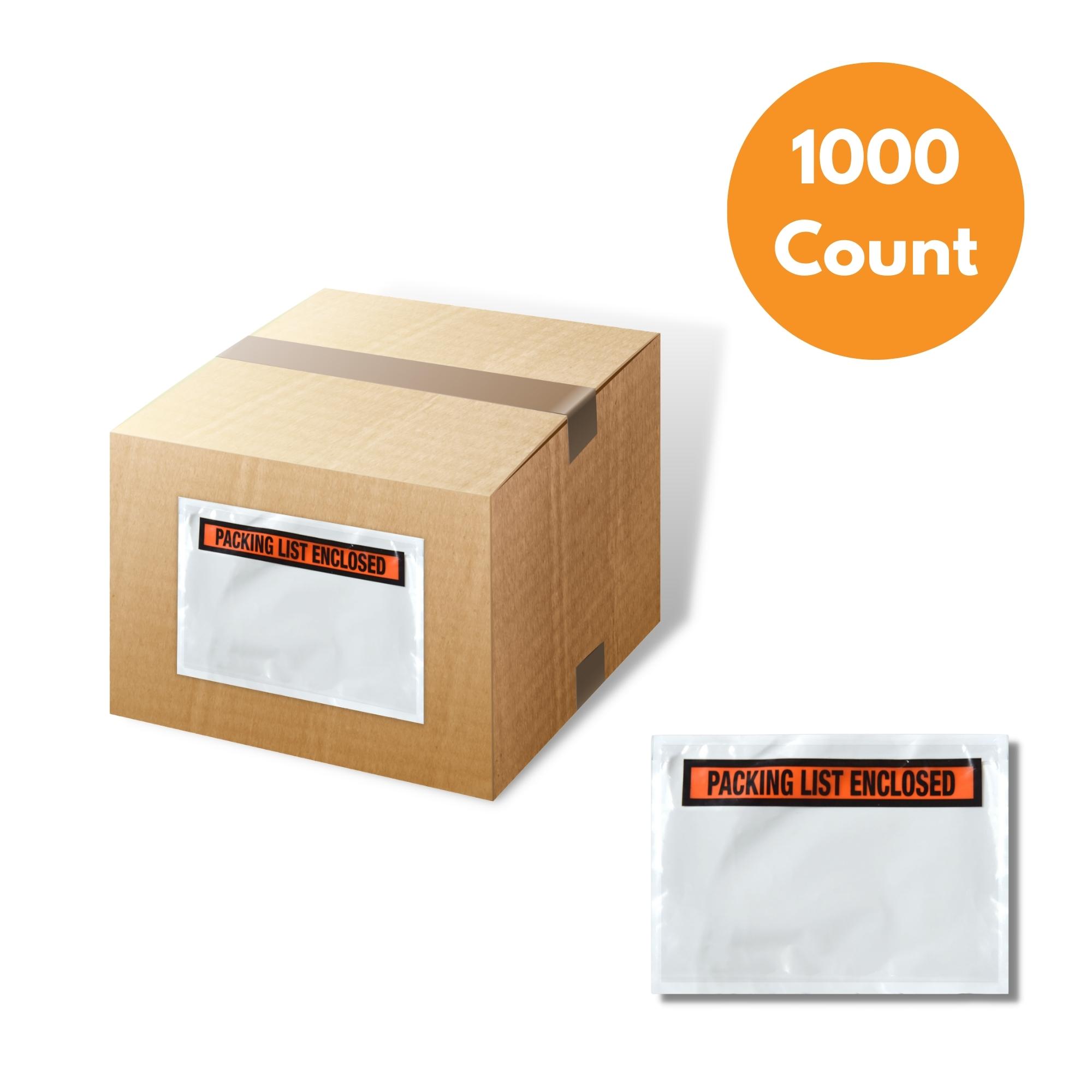 4.5" x 5.5" Packing List Envelopes - Panel Face - 1000/Case