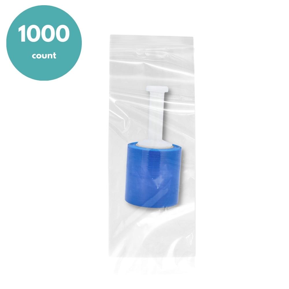 6" x 17" 2 Mil Reclosable Poly Bags - 1000 Bags/Box