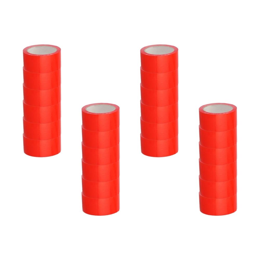 2" x 36 Yards 7 Mil Red Aisle Marking Tape - 24 Rolls/Case