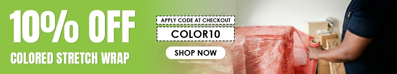 10% off Colored Stretch Wrap 10% off Colored Stretch Wrap